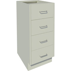 Cabinet Components & Accessories; Accessory Type: Base Cabinet; For Use With: Standing Height Cabinets; Overall Depth: 22 in; Overall Height: 35.1 in; Material: Steel; Color: Pearl; Overall Width: 18