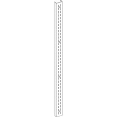 Cabinet Components & Accessories; Accessory Type: Wall Stancion; For Use With: Wall Shelving; Overall Depth: 0.5 in; Overall Height: 48 in; Material: Steel; Color: Pearl