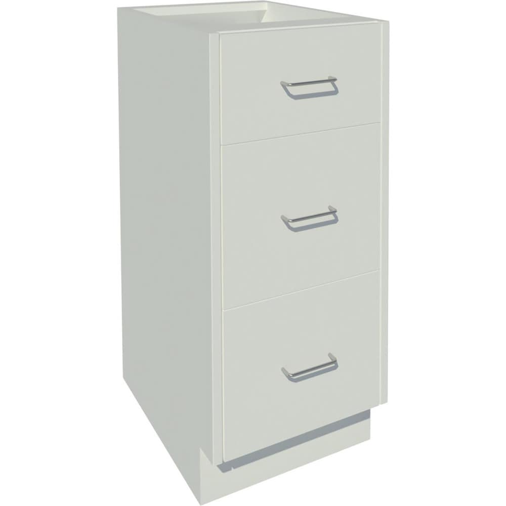 Cabinet Components & Accessories; Accessory Type: Base Cabinet; For Use With: Standing Height Cabinets; Overall Depth: 22 in; Overall Height: 35.1 in; Material: Steel; Color: Pearl; Overall Width: 15