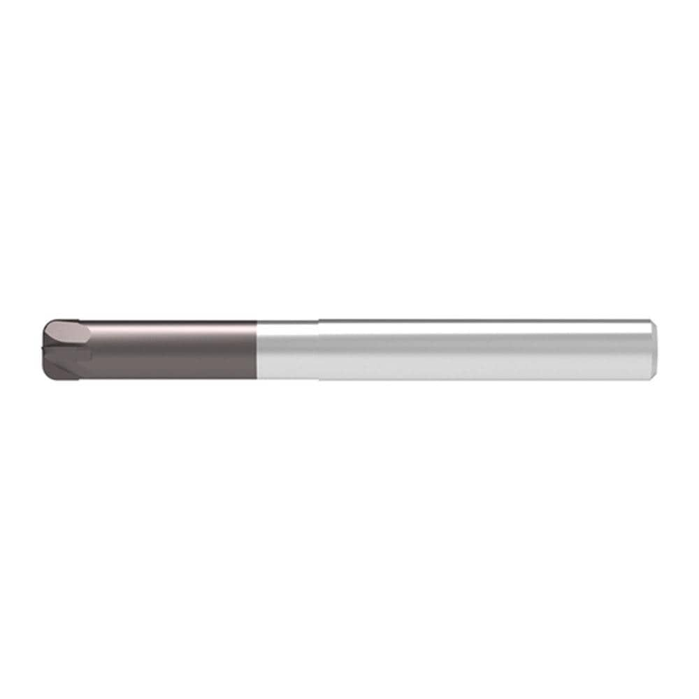 Corner Radius End Mill: 10.00 mm Dia, 6.00 mm LOC, 2.50 mm Radius, 4 Flute, Solid Carbide