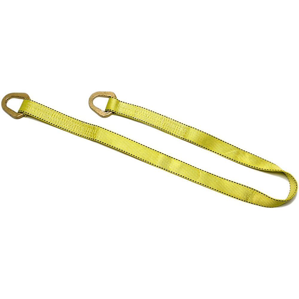 Triangle & Triangle, Type 2 Web Sling: 8' Long, 4" Wide, 11500 lb Vertical Capacity, Nylon