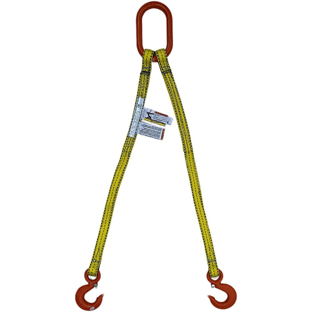 Bridle, Type 10 Web Sling: 20' Long, 1" Wide, Polyester