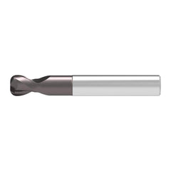 Corner Radius End Mill: 5.00 mm Dia, 5.00 mm LOC, 1.50 mm Radius, 2 Flute, Solid Carbide