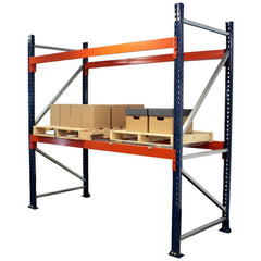 Pallet Racks; Rack Type: Pallet Rack Starter Unit; Pallet Rack Construction: Teardrop; Load Capacity (Lb.