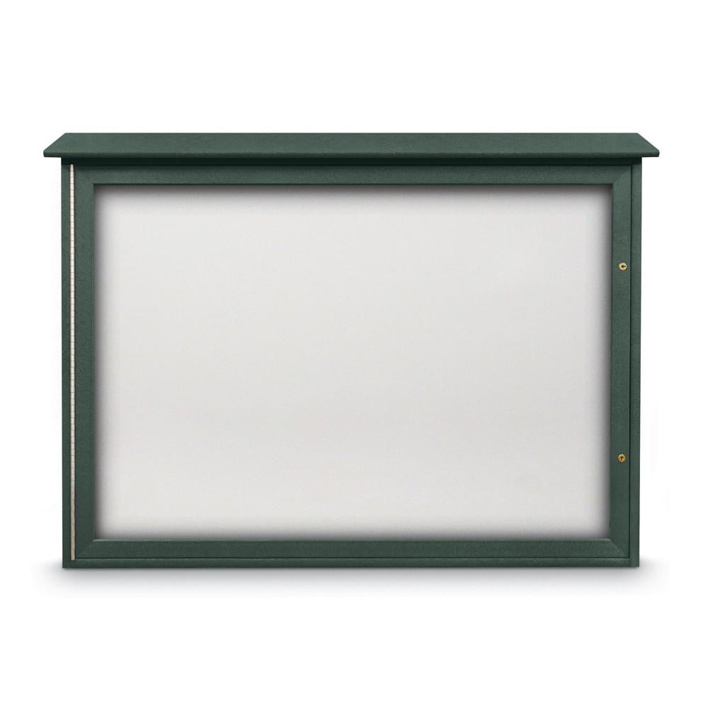 Laminate Dry Erase: 48" Wide, 36" High, Melamine, Woodland Green