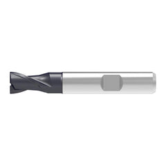 Corner Chamfer End Mill: 4.80 mm Dia, 8.00 mm LOC, 2 Flute, 0.12 mm Chamfer Width, Solid Carbide