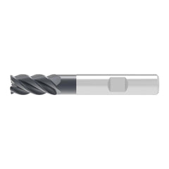 Corner Radius End Mill: 18.00 mm Dia, 32.00 mm LOC, 0.32 mm Radius, 4 Flute, Solid Carbide