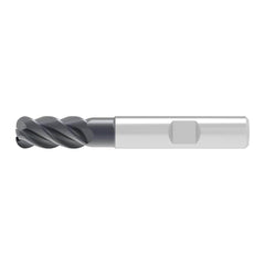 Corner Radius End Mill: 10.00 mm Dia, 22.00 mm LOC, 0.15 mm Radius, 4 Flute, Solid Carbide