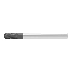 Corner Radius End Mill: 10.00 mm Dia, 18.00 mm LOC, 3.00 mm Radius, 4 Flute, Solid Carbide