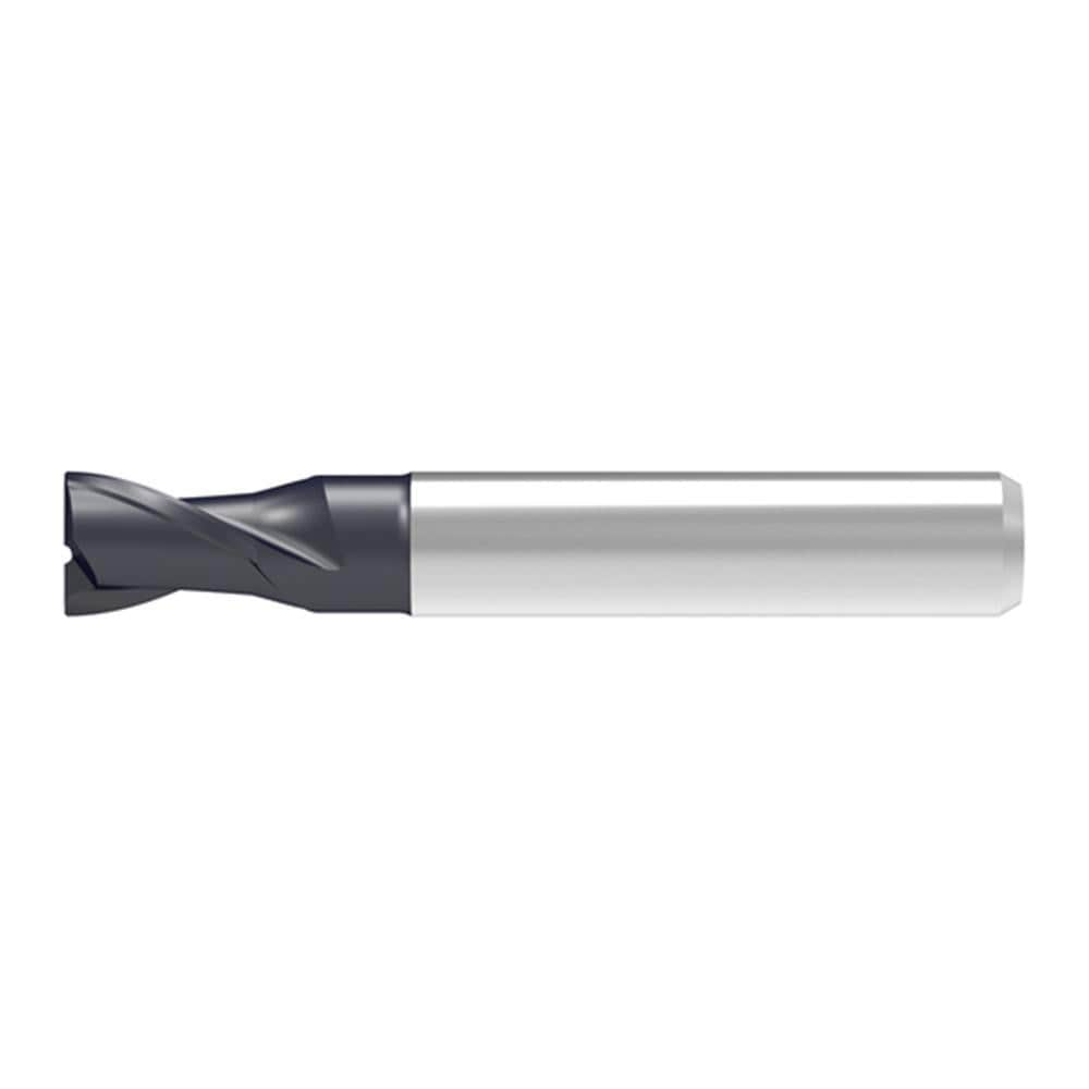 Corner Chamfer End Mill: 9.00 mm Dia, 13.00 mm LOC, 2 Flute, 0.20 mm Chamfer Width, Solid Carbide