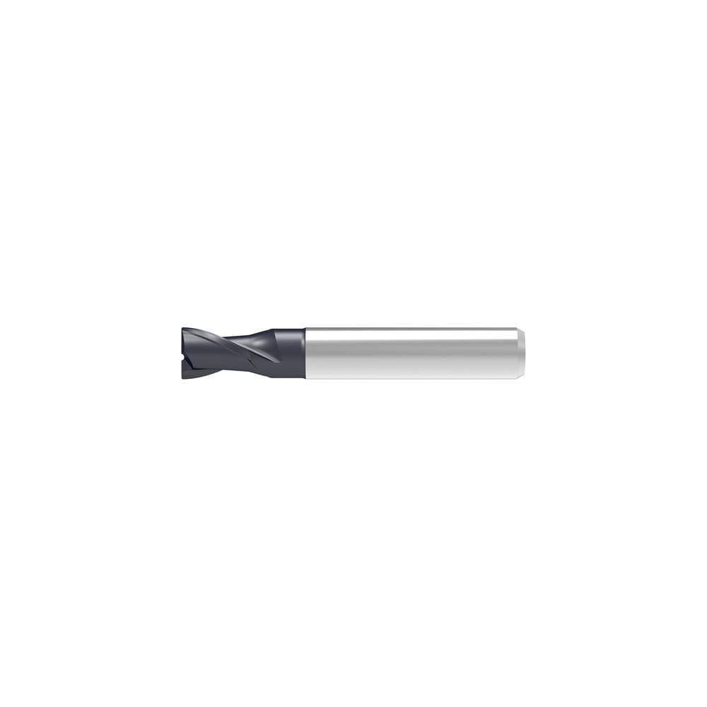 Corner Chamfer End Mill: 4.50 mm Dia, 7.00 mm LOC, 2 Flute, 0.12 mm Chamfer Width, Solid Carbide