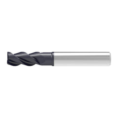 Corner Chamfer End Mill: 6.00 mm Dia, 16.00 mm LOC, 3 Flute, 0.12 mm Chamfer Width, Solid Carbide