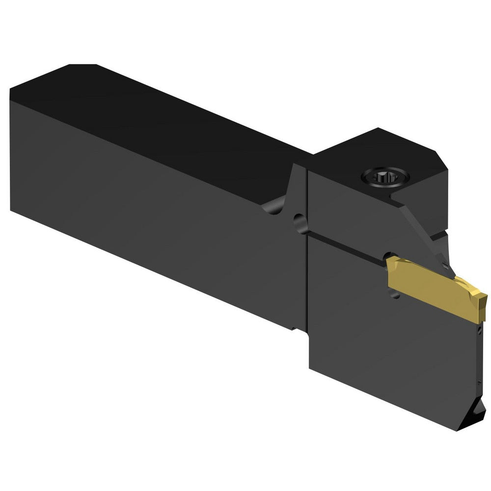 Indexable Grooving/Cut-Off Toolholders; Hand of Holder: Left Hand; Maximum Depth of Cut (Decimal Inch): 0.8000; Maximum Depth of Cut (mm): 20.32; Maximum Groove Width (Decimal Inch): 0.0788; Maximum Groove Width (mm): 2.24; Minimum Groove Width (Decimal I