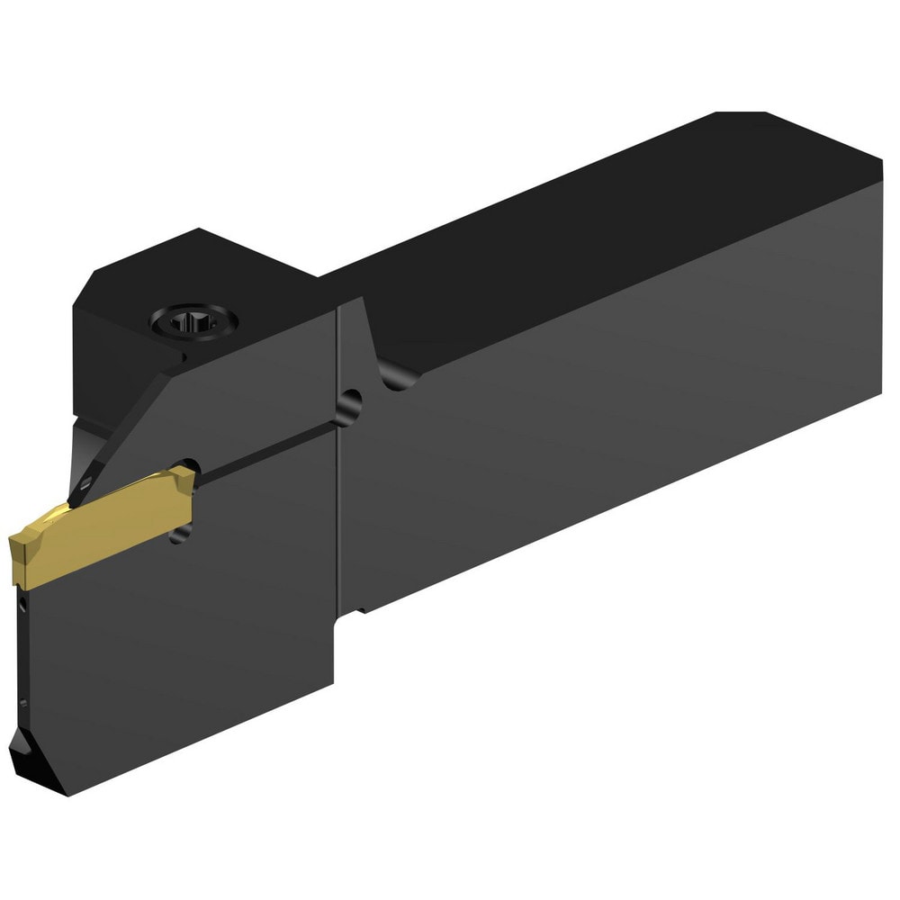 Indexable Grooving/Cut-Off Toolholders; Hand of Holder: Right Hand; Maximum Depth of Cut (Decimal Inch): 0.7874; Maximum Depth of Cut (mm): 20.00; Maximum Groove Width (Decimal Inch): 0.0788; Maximum Groove Width (mm): 2.24; Minimum Groove Width (Decimal