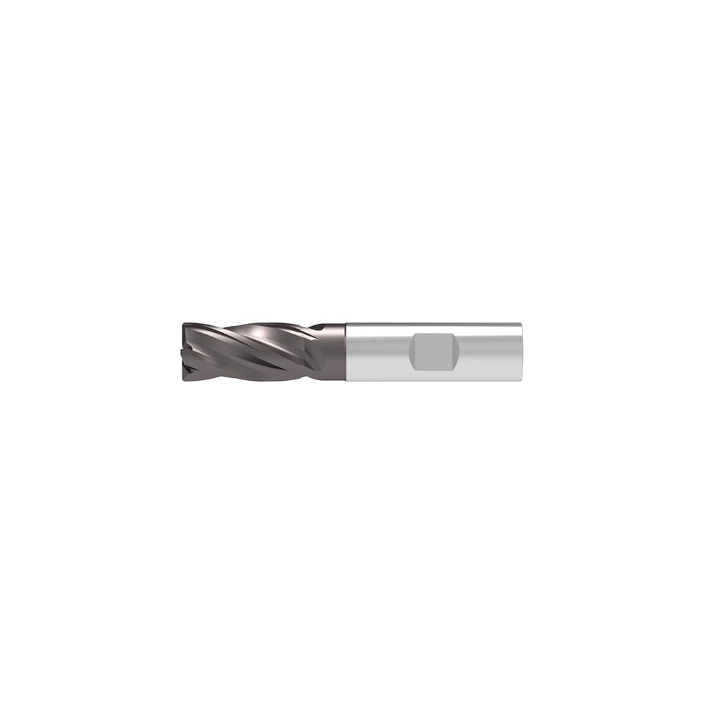 Corner Chamfer End Mill: 20.00 mm Dia, 38.00 mm LOC, 4 Flute, 0.35 mm Chamfer Width, Solid Carbide