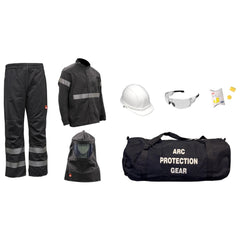 Arc Flash Clothing Kit: Size Large, Cotton, Jacket, Pants & Hoods
