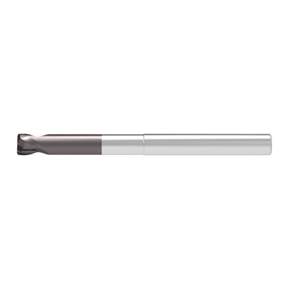 Corner Radius End Mill: 4.00 mm Dia, 3.00 mm LOC, 0.30 mm Radius, 2 Flute, Solid Carbide