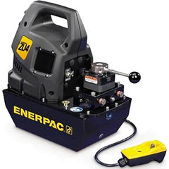 Power Hydraulic Pumps & Jacks; Type: Electric Hydraulic Pump; 1st Stage Pressure Rating: 10000; 2nd Stage Pressure Rating: 10000; Pressure Rating (psi): 10000; Oil Capacity: 1 gal; Actuation: Single Acting; Cylinder Operating Function: Retract, Advance