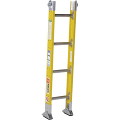 4' High, Type I Rating, Fiberglass Extension Ladder