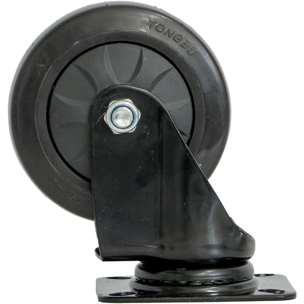 Caster Wheels; Wheel Diameter (Inch): 5; Mount Type: Plate; Bearing Type: Ball; Wheel Width (Inch): 2; Wheel Hardness: Firm