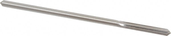 Chucking Reamer: 3/16" Dia, 4-1/2" OAL, 1-1/8" Flute Length, Straight-Cylindrical Shank, HSS