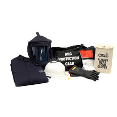 Arc Flash Clothing Kit: Size Medium, Cotton, Coveralls & Hoods