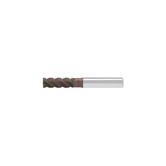 Corner Chamfer End Mill: 4.50 mm Dia, 13.00 mm LOC, 4 Flute, 0.10 mm Chamfer Width, Solid Carbide