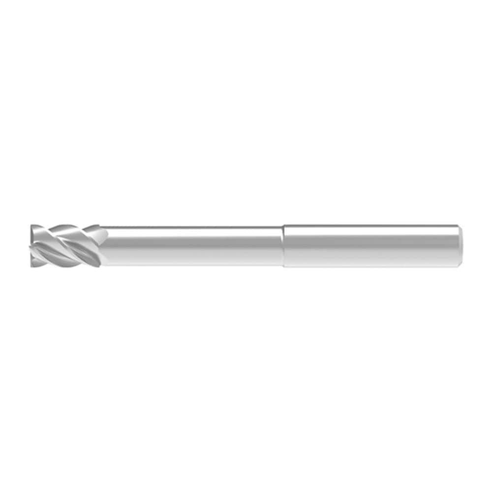 Corner Chamfer End Mill: 16.00 mm Dia, 25.00 mm LOC, 4 Flute, 0.20 mm Chamfer Width, Solid Carbide