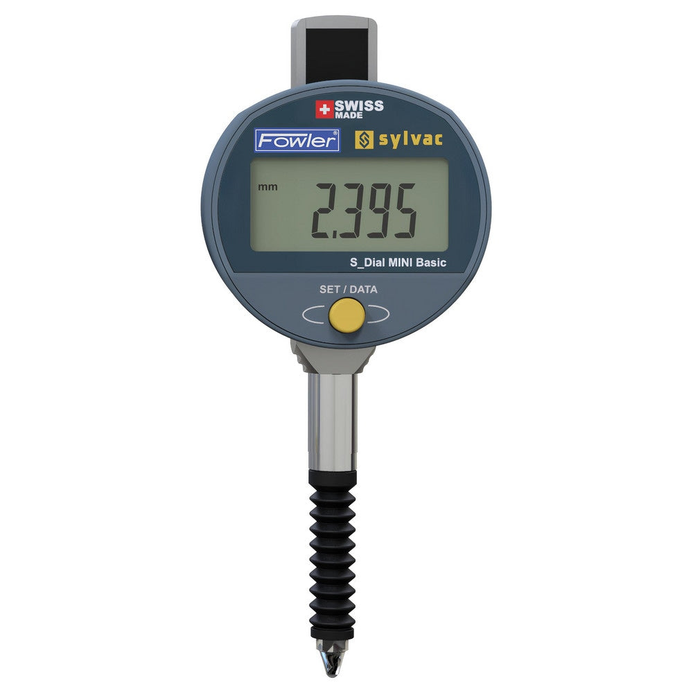 Electronic Test Indicator: 12.50 mm Max, 0.0002" Accuracy, Carbide Contact Point