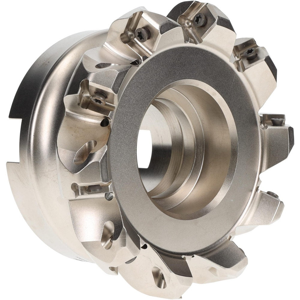 Indexable Chamfer & Angle Face Mills; Minimum Cutting Diameter (Decimal Inch): 4.0000; Minimum Cutting Diameter (Inch): 4; Maximum Cutting Diameter (Decimal Inch): 4.4882; Maximum Depth of Cut (Decimal Inch): 0.2360