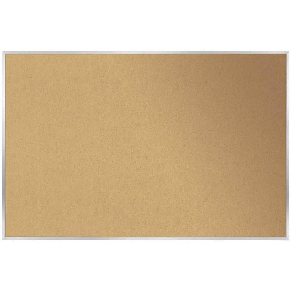 Cork Bulletin Boards; Bulletin Board Type: Open Cork Bulletin Board; Board Color: Natural; Board Material: Cork; Width (Inch): 84; Height (Inch): 48; Frame Material: Aluminum; Frame Color: Silver