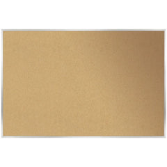 Cork Bulletin Boards; Bulletin Board Type: Open Cork Bulletin Board; Board Color: Natural; Board Material: Cork; Width (Inch): 84; Height (Inch): 48; Frame Material: Aluminum; Frame Color: Silver