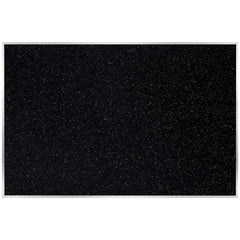 Cork Bulletin Boards; Bulletin Board Type: Recycled Rubber Tack Bulletin Board; Board Color: Confetti; Board Material: Rubber; Width (Inch): 84; Height (Inch): 48; Frame Material: Aluminum; Frame Color: Silver