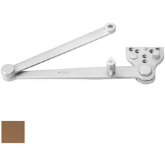 Light Bronze Heavy Duty Parallel Hold-Open Arm with Backstop