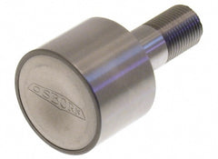 Plain Cam Follower: 1.25" Roller Dia, 0.844" Roller Width, 0.5" Stud Dia