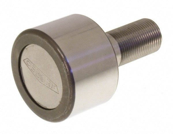 Plain Cam Follower: 1.5" Roller Dia, 1.187" Roller Width, 0.625" Stud Dia