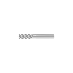 Corner Chamfer End Mill: 10.00 mm Dia, 16.00 mm LOC, 4 Flute, 0.20 mm Chamfer Width, Solid Carbide
