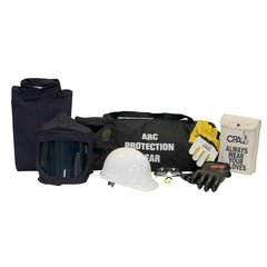 Arc Flash Clothing Kit: Size Large, Cotton, Coveralls & Hoods