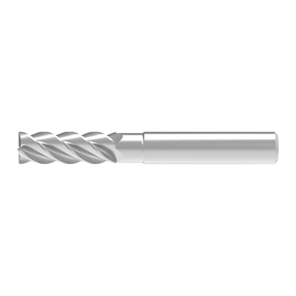 Corner Chamfer End Mill: 6.00 mm Dia, 13.00 mm LOC, 4 Flute, 0.20 mm Chamfer Width, Solid Carbide