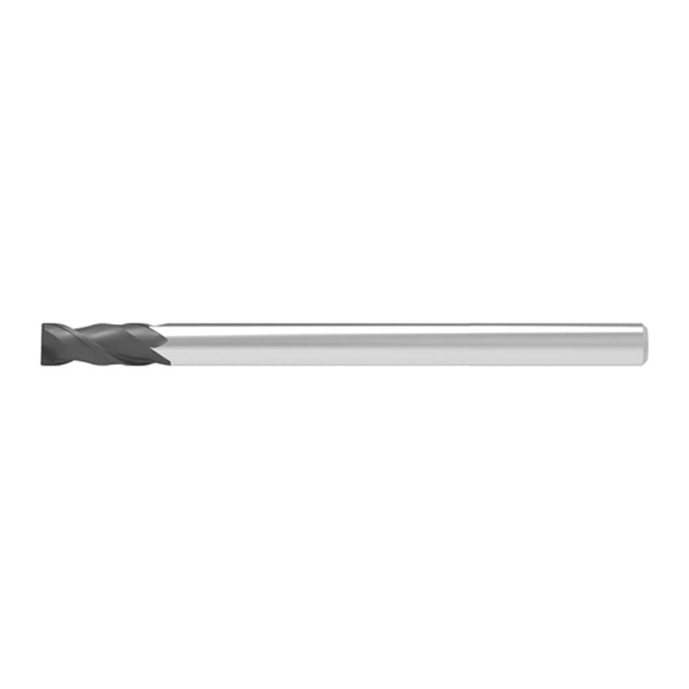 Corner Chamfer End Mill: 5.00 mm Dia, 20.00 mm LOC, 2 Flute, 0.12 mm Chamfer Width, Solid Carbide