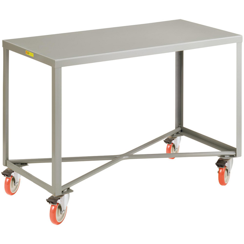 Mobile Work Benches; Bench Type: Mobile Table; Edge Type: Square; Depth (Inch): 18; Leg Style: Fixed; Load Capacity (Lb.