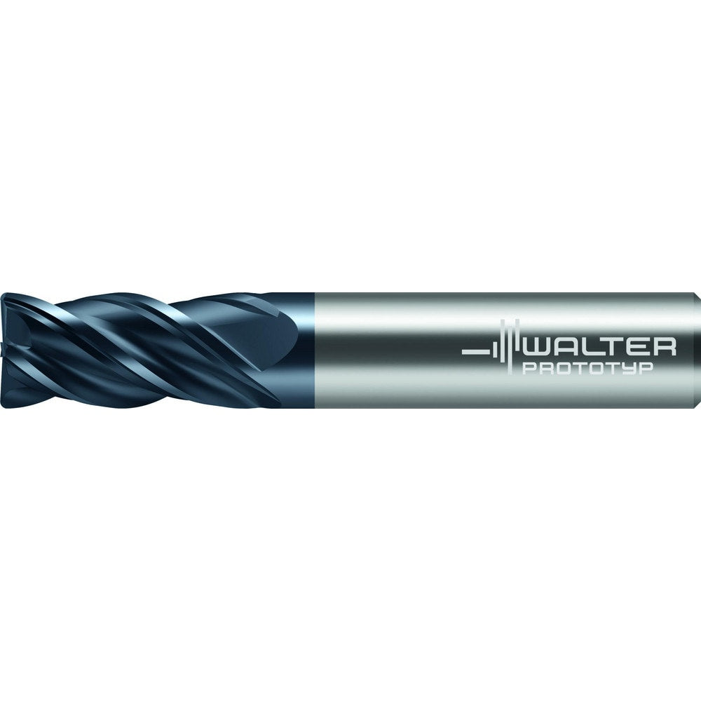 Corner Radius End Mill: 5/8" Dia, 2-1/8" LOC, 0.1200" Radius, 4 Flute, Solid Carbide