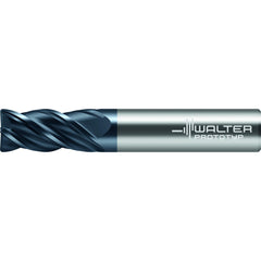 Corner Radius End Mill: 5/8" Dia, 2-1/8" LOC, 0.0150" Radius, 4 Flute, Solid Carbide