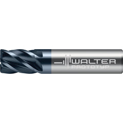 Corner Radius End Mill: 3/8" Dia, 1-1/4" LOC, 0.0300" Radius, 5 Flute, Solid Carbide