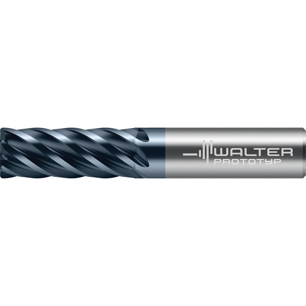 Corner Radius End Mill: 5/8" Dia, 1-1/4" LOC, 0.0300" Radius, 6 Flute, Solid Carbide