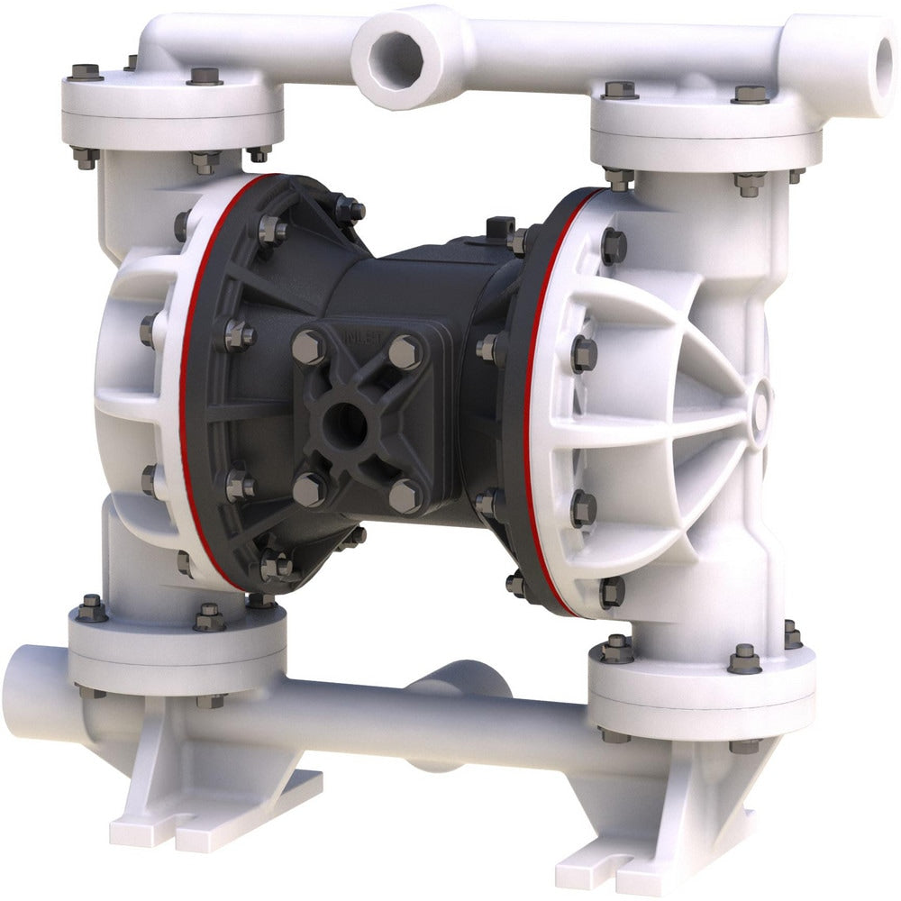 Air-Operated Diaphragm Pumps; Maximum Flow Rate: 53.0 GPM; Maximum Flow Rate (Gpm - 2 Decimals): 53.00; Pump Type: Non-Metallic; Maximum Working Pressure (Psi