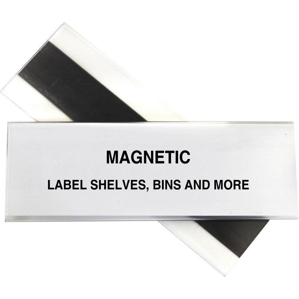 Label Holders; Label Holder Style: Slide-in; Length (Inch): 6 in; Material: PVC