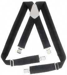 Belts & Suspenders; Garment Style: Suspenders; High Visibility: No; Material: Elastic; Minimum Waist Size (Inch): 24; Maximum Waist Size (Inch): 50; Color: Black; Features: Padded Suspenders