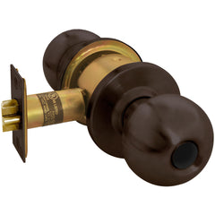 Knob Locksets; Type: Entrance; Key Type: Keyed Different; Material: Metal; Finish/Coating: Oil-Rubbed Bronze; Compatible Door Thickness: 1-3/8" to 1-3/4"; Backset: 2.375; Lockset Grade: Grade 2