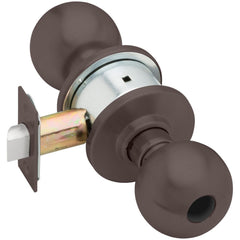 Knob Locksets; Type: Entrance; Key Type: Keyed Different; Material: Metal; Finish/Coating: Oil-Rubbed Bronze; Compatible Door Thickness: 1-3/8" to 1-7/8"; Backset: 2.375; Lockset Grade: Grade 2